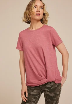 Maurices Tees-24/7 Austin Knot Hem Tee