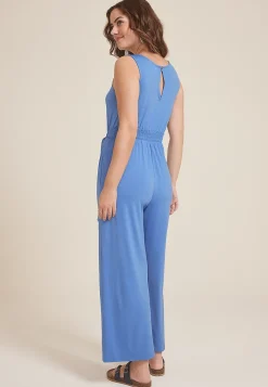 Maurices Casual Dresses|Work Dresses-24/7 Bare Cropped Tie Front Jumpsuit