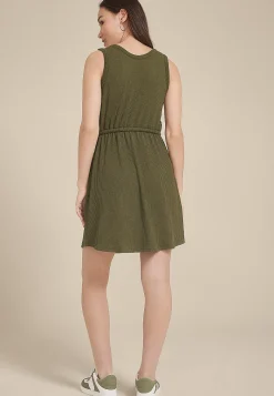 Maurices Casual Dresses|Work Dresses-24/7 Bare Henley Wavy Rib Dress
