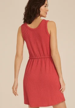 Maurices Casual Dresses|Work Dresses-24/7 Bare Henley Wavy Rib Dress