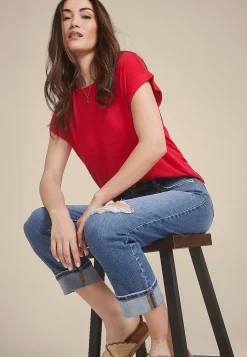 Maurices Tees-24/7 Clara Textured Short Sleeve Tee