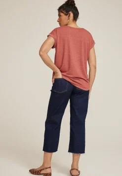 Maurices Tees-24/7 Clara Textured Short Sleeve Tee