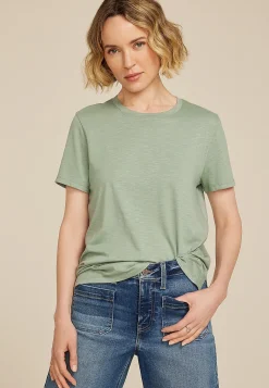 Maurices Tees-24/7 Dawson Solid Crew Neck Tee