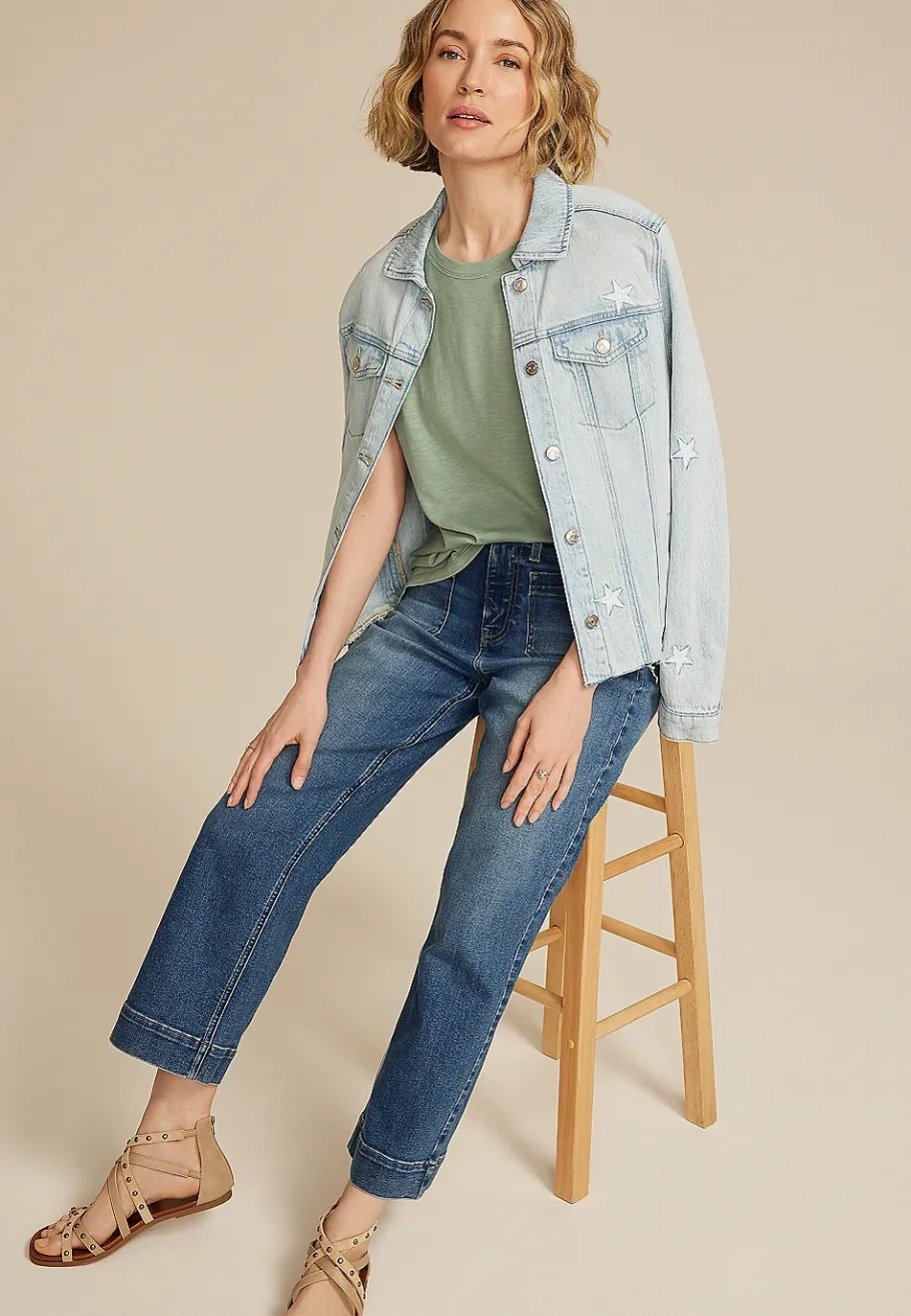 Maurices Tees-24/7 Dawson Solid Crew Neck Tee