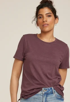 Maurices Tees-24/7 Dawson Solid Crew Neck Tee