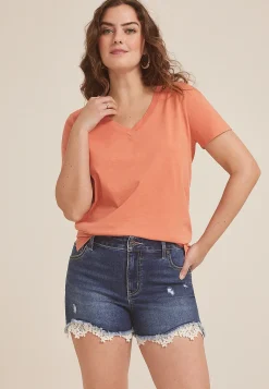 Maurices Tees-24/7 Dawson V Neck Tee