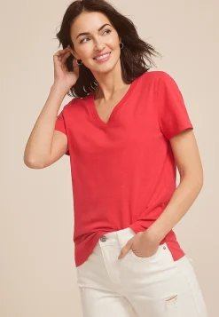 Maurices Tees-24/7 Dawson V Neck Tee