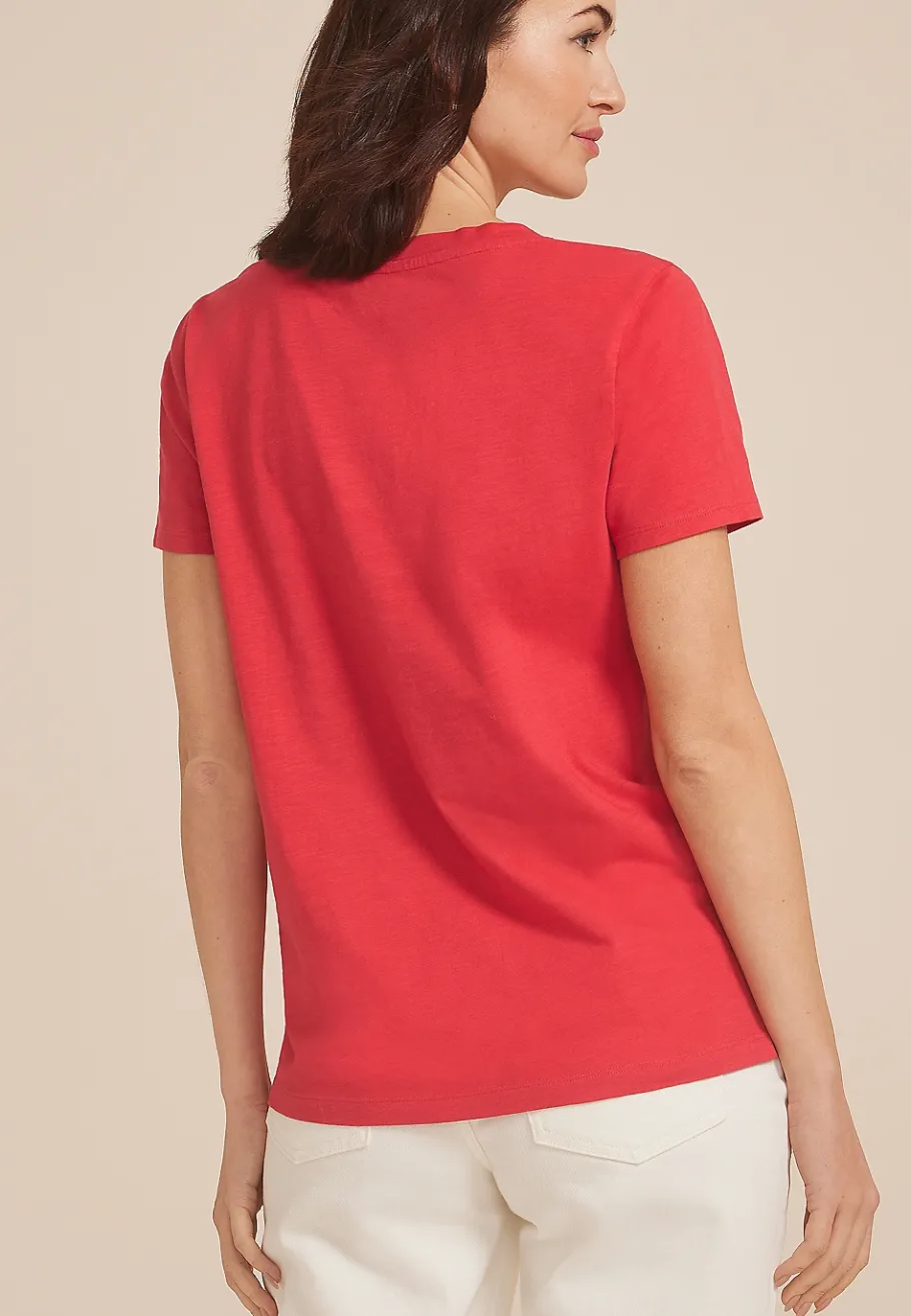 Maurices Tees-24/7 Dawson V Neck Tee