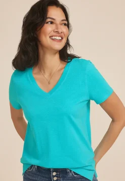 Maurices Tees-24/7 Dawson V Neck Tee