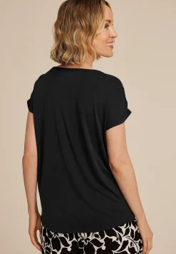 Maurices Tees-24/7 Fairhaven Ruched Shoulder Tee