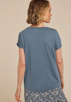 Maurices Tees-24/7 Fairhaven Ruched Shoulder Tee