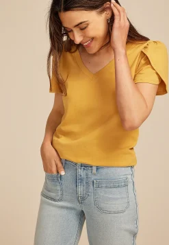 Maurices Tees-24/7 Holland Tulip Sleeve Tee