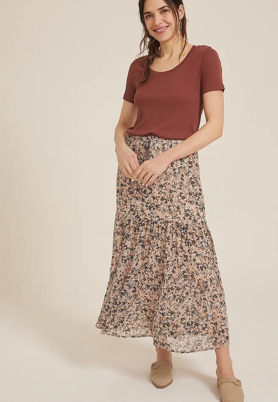 Maurices Tees-24/7 Jordan Scoop Neck Tee