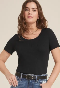 Maurices Tees-24/7 Jordan Scoop Neck Tee