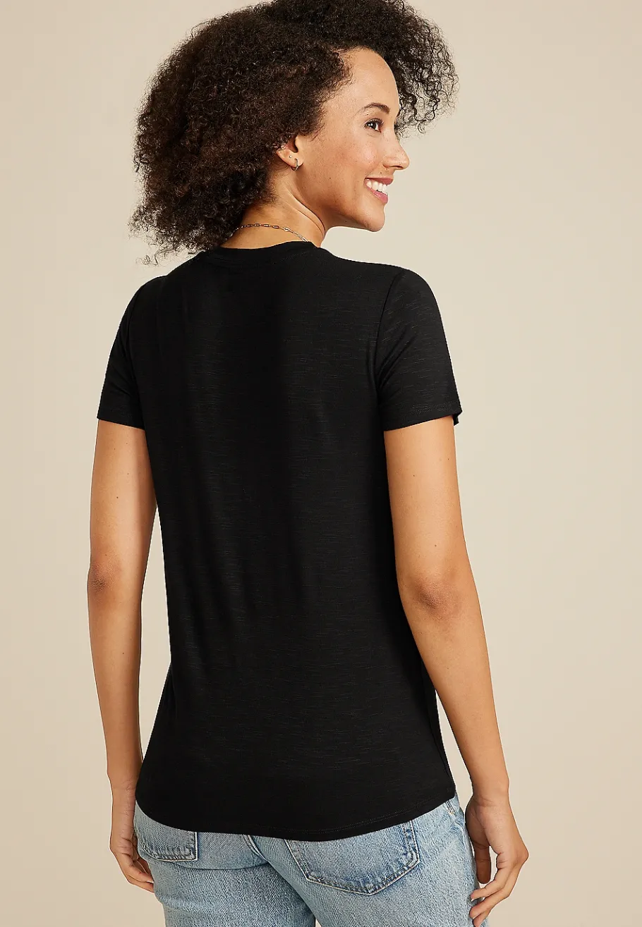 Maurices Tees-24/7 Kennedy Crew Neck Tee