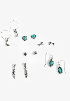Maurices Earrings|Matching Sets-6 Pack Coastal Cowgirl Earring Set