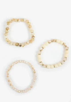 Maurices Bracelets & Anklets-3 Pack Cream Stretch Bracelet Set