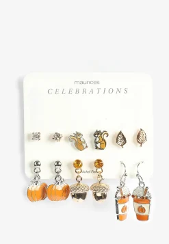 Maurices Earrings-6 Pack Fall Harvest Earring Set