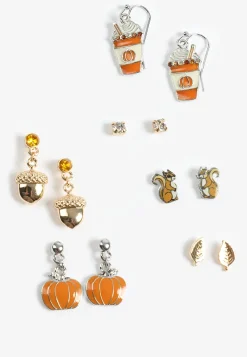 Maurices Earrings-6 Pack Fall Harvest Earring Set
