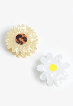 Maurices Hats & Hair Accessories-2 Pack Floral Claw Hair Clips