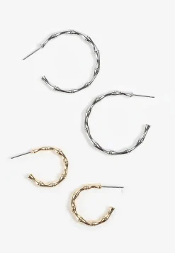 Maurices Earrings|Matching Sets-2 Pack And Gold Bone Earring Set