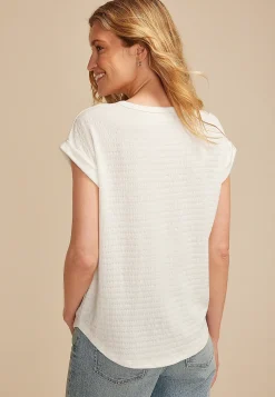 Maurices Tees-24/7 Tucker Ribbed Clara Tee