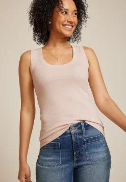 Maurices Tanks & Camis-24/7 U Line Tank Top