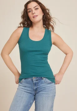 Maurices Tanks & Camis-24/7 U Line Tank Top
