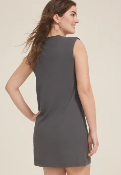 Maurices Casual Dresses-ACDC Cap Sleeve Graphic T Shirt Dress