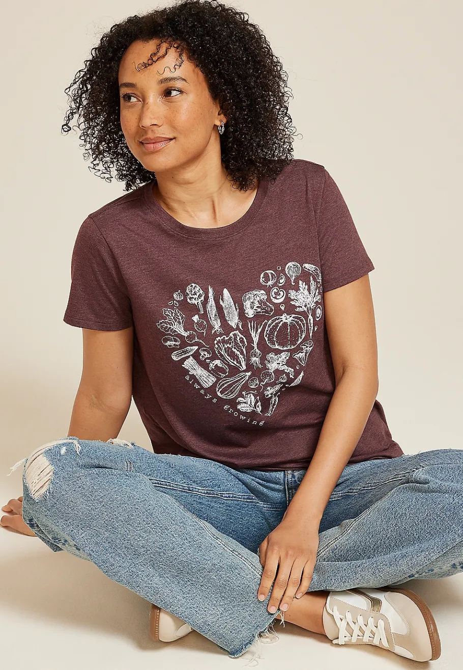 Maurices Tees|Graphics-Always Growing Classic Fit Graphic Tee