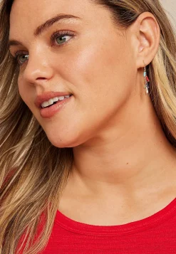 Maurices Earrings-Americana Beaded Drop Earrings
