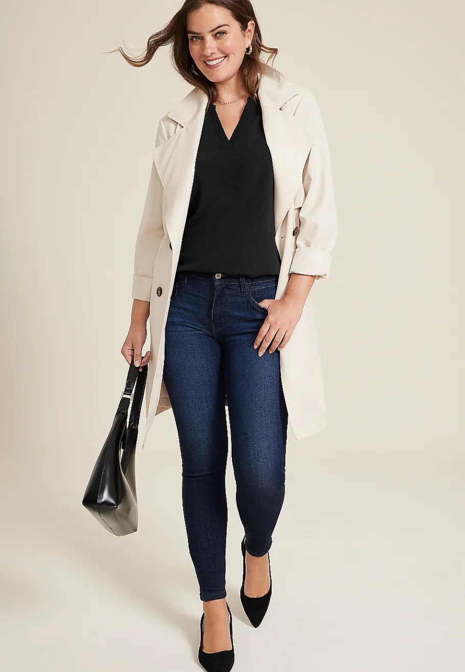 Maurices Shirts & Blouses-Atwood 3/4 Sleeve Popover Blouse
