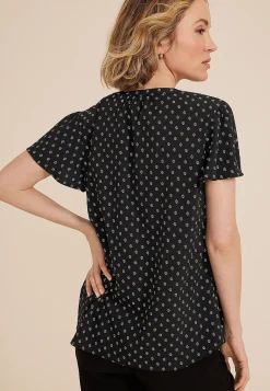 Maurices Shirts & Blouses-Atwood Flutter Sleeve Blouse