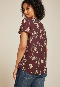 Maurices Shirts & Blouses-Atwood Flutter Sleeve Blouse