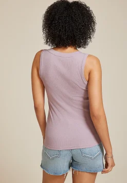 Maurices Tanks & Camis-Baby Rib V Neck Tank Top