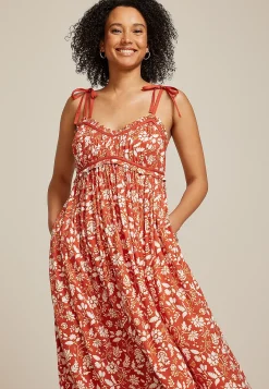 Maurices Wedding Guest & Cocktail Dresses-Band Of The Free Sweetheart Neck Midi Dress