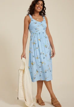 Maurices Wedding Guest & Cocktail Dresses-Bare Floral Midi Dress