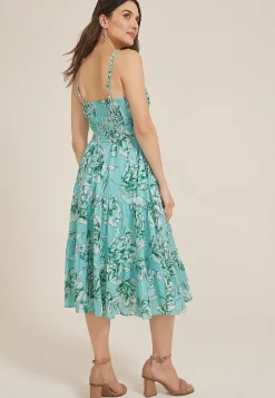 Maurices Wedding Guest & Cocktail Dresses-Bare Floral Midi Dress