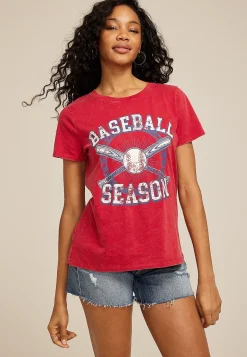 Maurices Tees|Graphics-Baseball Season Classic Fit Graphic Tee