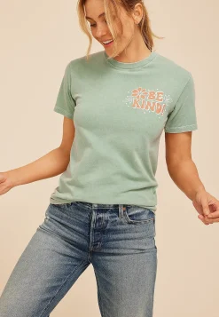 Maurices Tees|Graphics-Be Kind Floral Relaxed Fit Graphic Tee