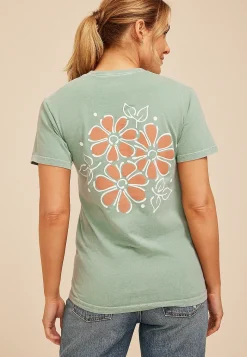 Maurices Tees|Graphics-Be Kind Floral Relaxed Fit Graphic Tee
