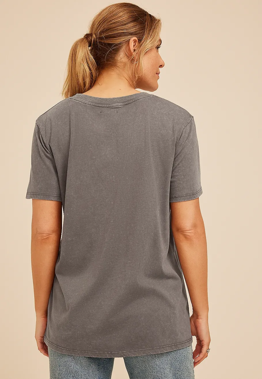 Maurices Tees|Graphics-Be The Light Floral Oversized Fit Graphic Tee