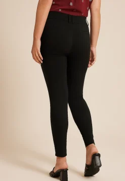 Maurices Pants-Bengaline Constructed Waist Mid Rise Skinny Dress Pant