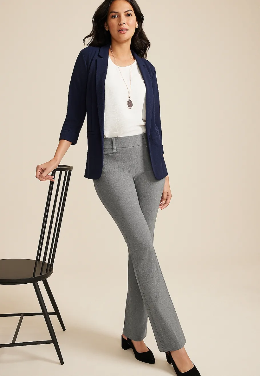 Maurices Pants-Bengaline Mid Rise Bootcut Pant