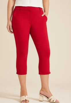 Maurices Pants|Crops & Capris-Bengaline Mid Rise Capri