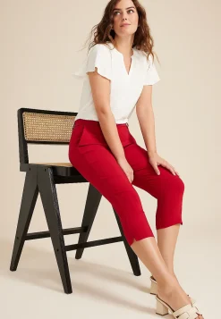 Maurices Pants|Crops & Capris-Bengaline Mid Rise Capri