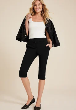 Maurices Pants|Crops & Capris-Bengaline Mid Rise Capri