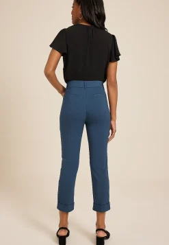 Maurices Pants|Crops & Capris-Bengaline Mid Rise Cuffed Straight Cropped Dress Pant