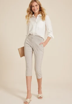 Maurices Pants|Crops & Capris-Bengaline Mid Rise Printed Capri