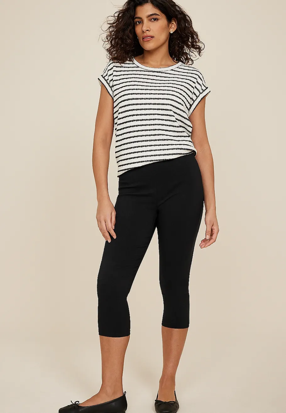 Maurices Pants|Crops & Capris-Bengaline Mid Rise Skinny Capri Pant